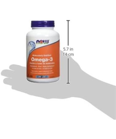 NOW Supplements Omega-3 1 000mg Softgels 200 Count - Buy Online on SooperMarket.com
