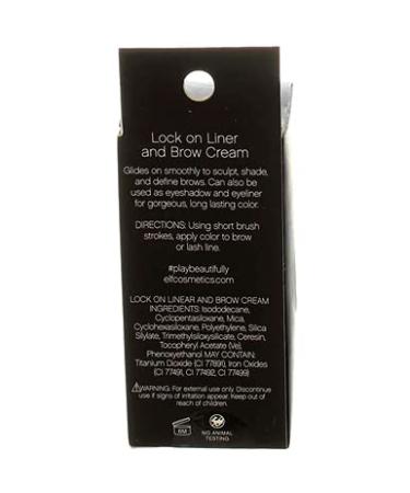 e.l.f. Lock On Liner and Brow Cream in Espresso for Women - 0.17 oz (Pack of 2) - Buy Online on SooperMarket.com