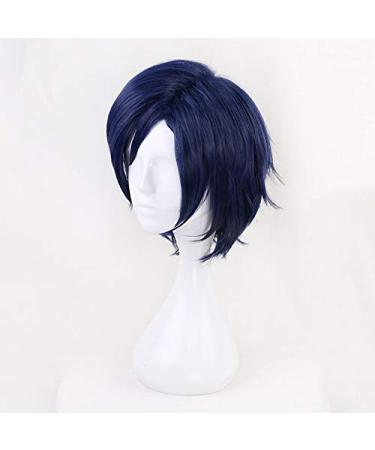 Tenya Iida Blue Short Wig - Cosplay Costume from Boku No Hero Academia | Heat Resistant Synthetic Hair for Men - Buy Online on SooperMarket.com