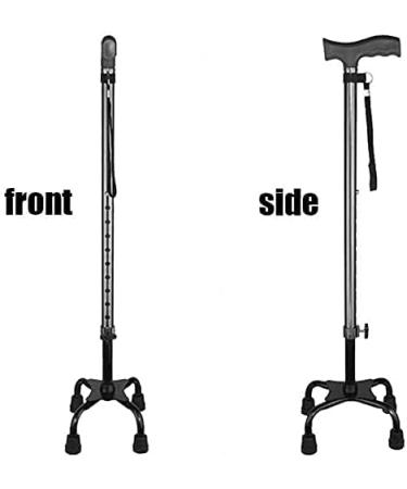 Canes Walking Stick Light 4 Foot Walking Stick Telescopic Stable Height Adjustable Silver Walking Stick and Crutch for The Elderly Old Man Handicapped Woman Injured - Buy Online on SooperMarket.com