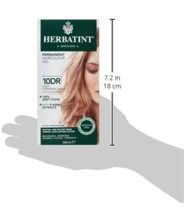 Herbatint 10DR Light Copperish Gold Hair Dye - Natural & Vibrant Color - Buy Online on SooperMarket.com