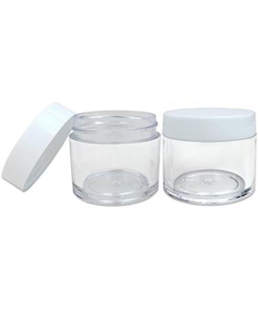 Beauticom Premium 30G/30ML Clear Jars (6 Pack) - BPA Free Round Containers with White Lids for Beads Gems Glitter & Crafts - Buy Online on SooperMarket.com