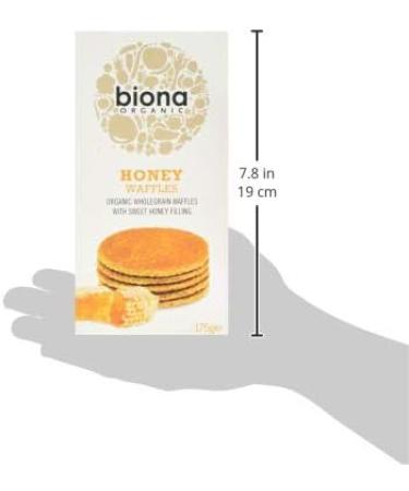 Biona Organic Honey Filling Waffles 175 g - Buy Online on SooperMarket.com