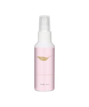 Nail Polish Remover 60ml SPRAY Plant Extract Gel Nail Polish Residue Remover for UV/LED Gel Soak Off Removes All Types of Nail Polish Gel Polish Acrylic Gels Nail Tip & Glue