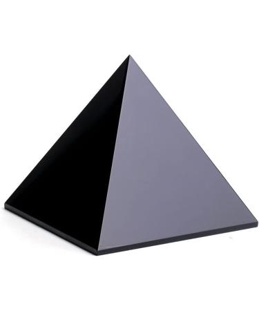 Stone +Natural Black Obsidian Pyramid Singing Stones for Paper Weight Balance Gemstone Decoration ERTEYIN - Buy Online on SooperMarket.com
