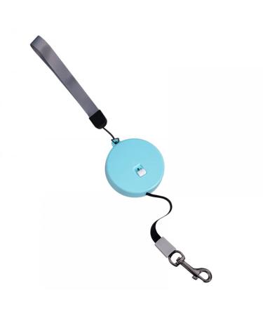 Pet dog roller leash mini inserable dog leash 3m automatic retreat dog leash with reflective rope for small dogs and cats turquoise