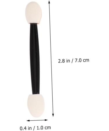 FOYTOKI 24pcs Brush Eyeshadow Eye Blending Brushey Eyeshadow Blending Brush Eshadow Sponge Applicator Black 7cm Black - Buy Online on SooperMarket.com
