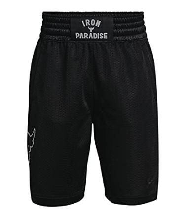 Under Armour Boys' Project Rock Rumble Shorts Black Medium