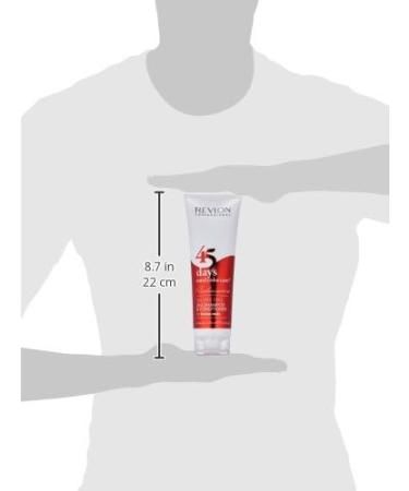 Revlon Revlonissimo 45 Days 2in1 Shampoo & Conditioner Brave Reds 275ml - Intense Color Protection - Buy Online on SooperMarket.com