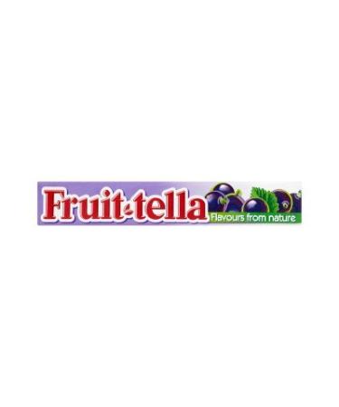 Fruittella Blackcurrant Chewy Sweets Stick (41g x 10)