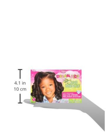 African Pride Dream Kids Olive Miracle Relaxer Regular - With Olive Oil for Strong & Protected Hair - 1 Kit - Buy Online on SooperMarket.com