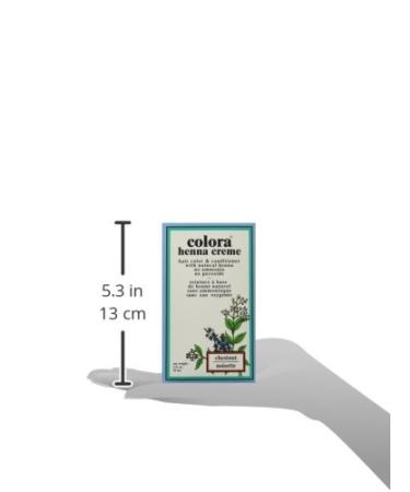 Colora Henna Creme - Chestnut - Natural Hair Color & Conditioner | 2 Ounce - International Shipping Available - Buy Online on SooperMarket.com