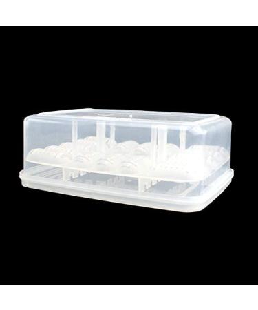 16 Grids Reptile Breeder Box - Professional Plastic Breeding & Hatching Incubator for Reptiles - Ideal for Snakes, Lizards, Turtles, and Geckos - Includes Eggs Tray - 6.6 x 4.8 x 2.4 inches - Buy Online on SooperMarket.com