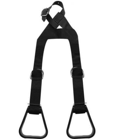 Showman Heavy Duty Adjustable Buddy Stirrups in Black - Nylon Construction - Buy Online on SooperMarket.com
