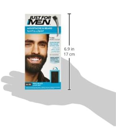 Just for Men M55 Real Black Moustache & Beard Dye - 1 Count - Buy Online on SooperMarket.com