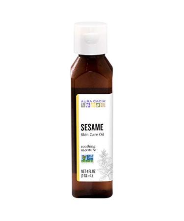 Aura Cacia Pure Essential Oils Skin Care Oil Protecting Sesame 4 fl oz (118 ml)