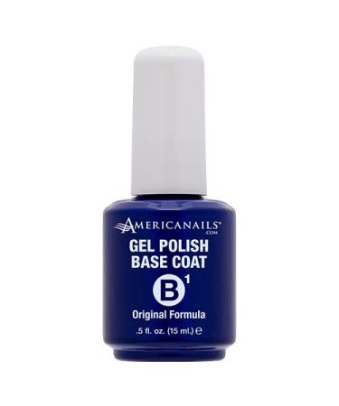 Americanails B1 Gel Polish Base Coat - Dual Cure Formula for Maximum Adhesion | Long Lasting, Fast Drying Soak Off UV LED Gel (.5 oz) - Buy Online on SooperMarket.com