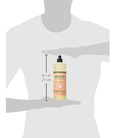 Mrs. Meyer's Liquid Dish Soap Geranium 16 OZ - Eco-Friendly Cleaning | International Shipping Available - Buy Online on SooperMarket.com