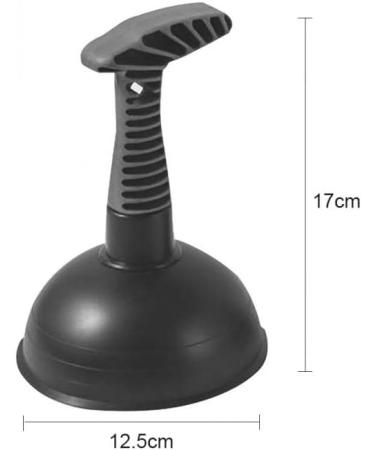 Zhong Toilet Plunger - Strong Suction Cup for Household Drain Cleaning | Portable Bathroom Sewer Cleaner - Buy Online on SooperMarket.com