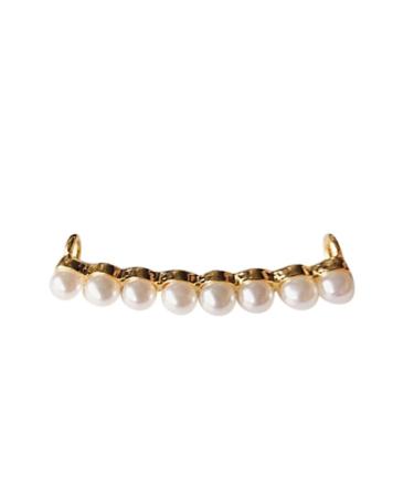 Shoelaces Clips Gold DIY Decorative Shoe Charm Pearl Rhinestones Shoes Accessory for Sneakers Casual Shoes Girl Women Style 4