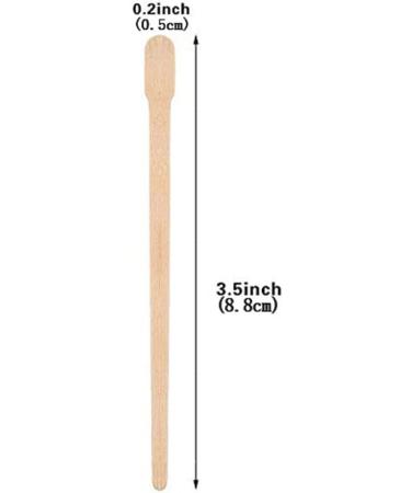 100 Pcs Waxing Wooden Spatula Set - Eyebrow Wax Applicators & Hair Removal Sticks for Smooth Skin - Buy Online on SooperMarket.com