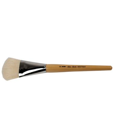 Silver Brush Limited 800350 Silver Jumbo Filbert Brush, Large Murals, Easel Painters and Furniture, Size 50, Mid Length Handle Filbert Size - 50