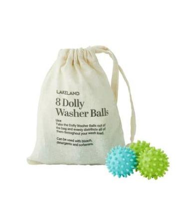 Lakeland 8 Dolly Washing Balls Add To Wash Use 50% Less Detergent Spikes Give Extra Cleaning Power