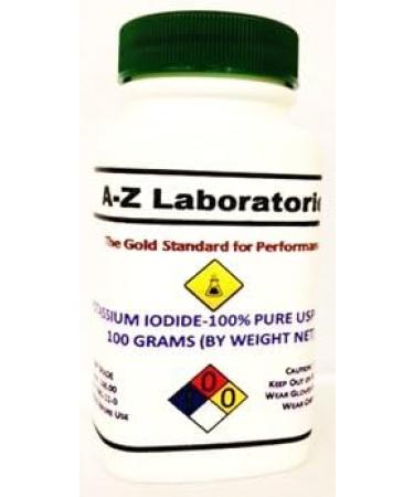 Potassium Iodide - 100% Pure USP Crystals - 31% K / 69% I 100 grams (3.52 oz)