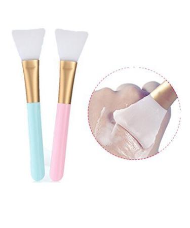 2 PCS Silicone Face Mask Brush Set - Soft Facial Mud Mask Applicator Tool - Buy Online on SooperMarket.com