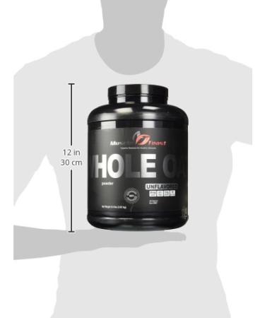 Mega Muscle Feast Whole Oat Powder 8lb - Pure and Natural Energy Boost - Buy Online on SooperMarket.com