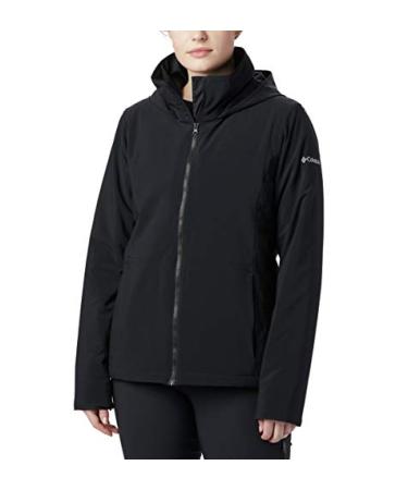 Columbia Women's Vista Park Jacket, Water Resistant Black Small