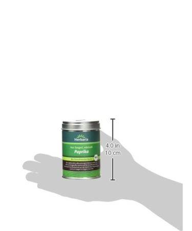 Buy Herbaria Organic Sweet Paprika - 80g Can | Premium Quality International Shipping - Buy Online on SooperMarket.com