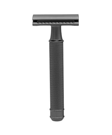 Desikixudy Short handle Classic Razor Double Edge Men Razen Razor Razor Gift Box Pack 1 Razor and 5 Blades for humans