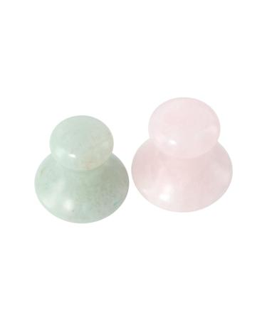 Vctitil Gua Sha Board Mushroom Roller Tools Skin Care Face Tools for Eye Neck Beauty Tools(pink/green)