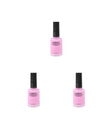 3 set of Nail Polish Glue Peel Off Liquid Nail Art Tape Latex Tape Finger Skin Protected Liquid Nail Care Tool Pink 15ml 3 set of (Pink 15ml)