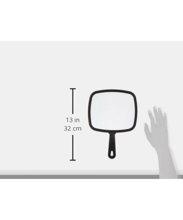 Soft 'n Style Makeup Mirror 8x9 Black (SNS-11BK) - Professional Beauty Tool - Buy Online on SooperMarket.com
