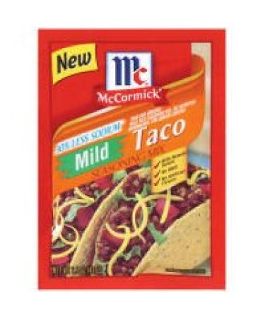 30% Less Sodium Mild Taco Seasoning Mix 1.25 OZ