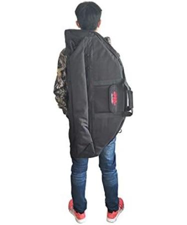 e5e10 38 Compound Bow Bag - Black Oxford Archery Hunting Arrow Carry Case with Adjustable Strap and Pockets for Quiver - Ideal for Outdoor Hunter - Buy Online on SooperMarket.com