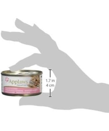 Applaws Premium Natural Cat Food - Tuna Fillet with Shrimp in Broth 70g Can (Pack of 24) - International Shipping Available - Buy Online on SooperMarket.com