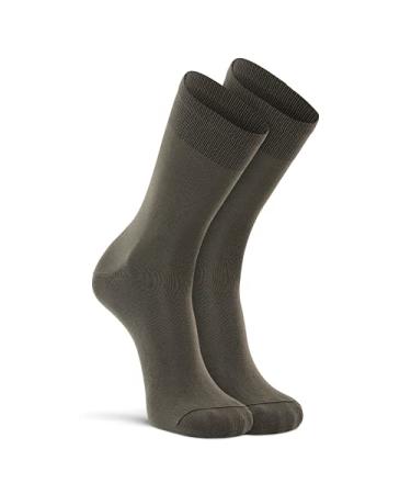FoxRiver mens Wick Dry Auras Ultra-lightweight Liner Crew Socks Large Olive