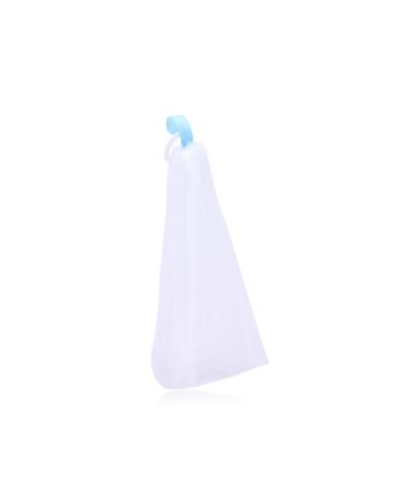 Housoutil Easy Shampoo Nylon Foam Sack Saver Pouch In Shower Lotion Habd Drawstring Holder for Face Foam Soap Foaming Net Foam Net Double Layer Medium As Shown
