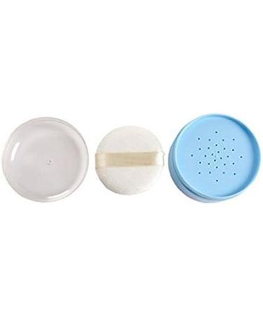 3.5'' Powder Puff Kit Container Dispenser Case | Portable Makeup Cosmetic Jar | Blue - Home & Travel - Buy Online on SooperMarket.com