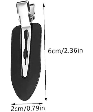U-K Deft and Attractive No Bend Clips No Kink Hair Clips Hairdressing Pin Clips Makeup Application Clips Women and Girls Headwear Styling Tools Hair Accessories Black - Buy Online on SooperMarket.com