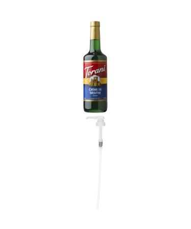 Torani Cr me De Menthe Flavour Syrup 750 Milliliter and Torani Flavored Flavour Syrup Pump for 750ml