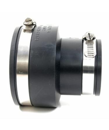 Pondlife flexible reducer 135 x 110 mm pipe connector made of PVC rubber reduction with 2 stainless steel hose clamps reducing pieces