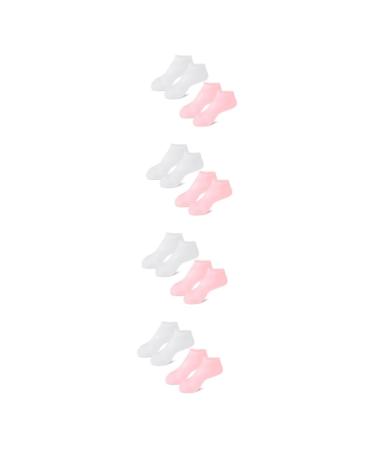 FOMIYES 8 Pairs Exfoliating Moisturizing Socks Cosmetic Moisturizing Socks Foot Care Socks Heel Socks Moisturizing Foot Cover Non Socks Heal Socks Sebs Supplies Miss Soft