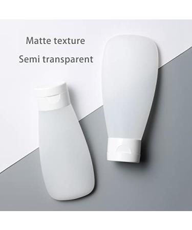 6Pcs 150ml/5oz Clear Plastic Empty Refillable Cosmetic Soft Tubes Squeeze Travel Bottle with Flip Cap Makeup Sample Container Dispenser for Facial Cleanser Shampoo Body Hand Lotion Shower Gel - Buy Online on SooperMarket.com