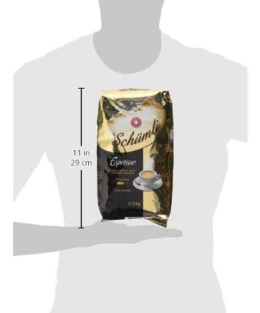 Sch mli Espresso Whole Coffee Beans 1kg - UTZ Certified Medium Roast - Strength 3/5 - International Shipping Available - Buy Online on SooperMarket.com