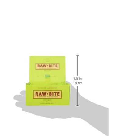 Raw Bite Raw Food Bar Spicy Lime - 12-Pack (50g Each) | Healthy Snack for International Shipping - Buy Online on SooperMarket.com