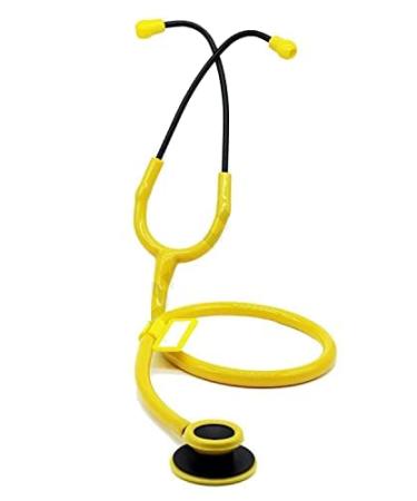 Buy Yellow Stethoscope for Doctors Medical Students & Nurses - Special Matt Black Design | International Shipping - Buy Online on SooperMarket.com